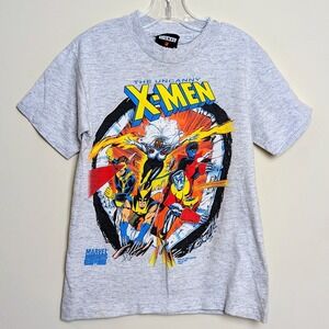 Vintage X-Men Wolverine Uncanny Marvel Comics 1992 Signal SSI Youth Shirt Small